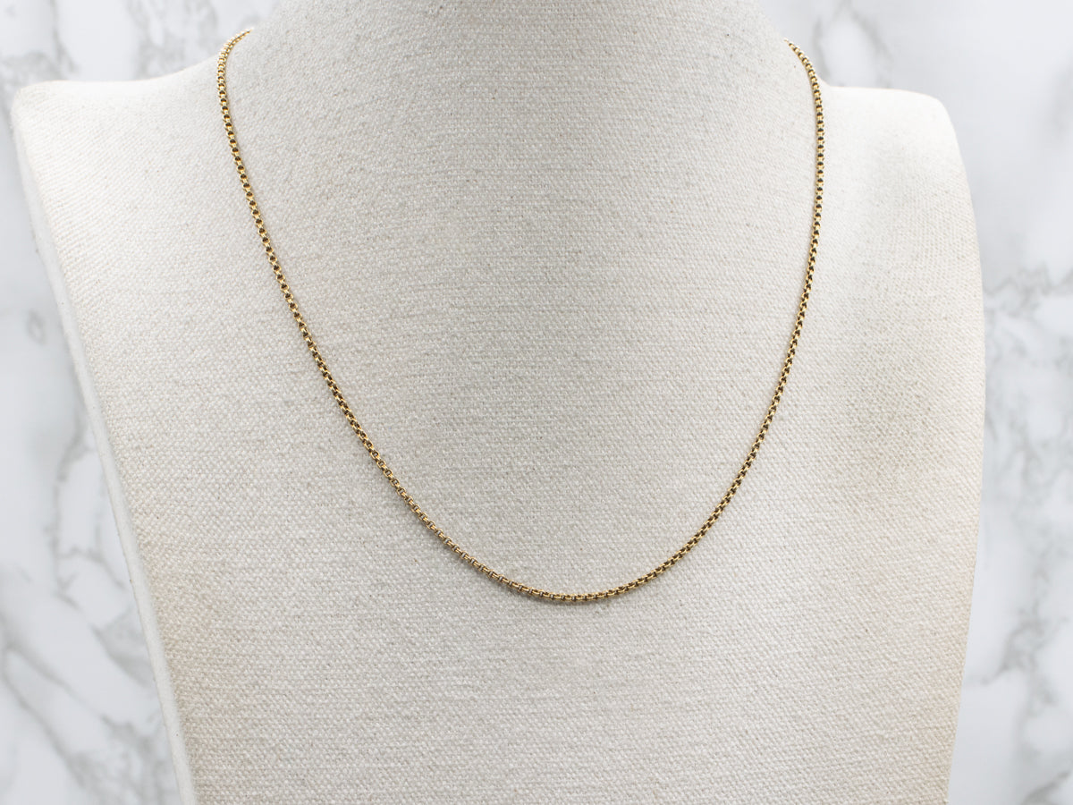 Vintage Gold Double Rolo-Link Chain