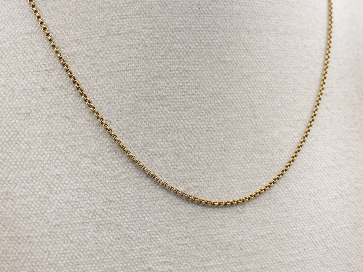 Vintage Gold Double Rolo-Link Chain