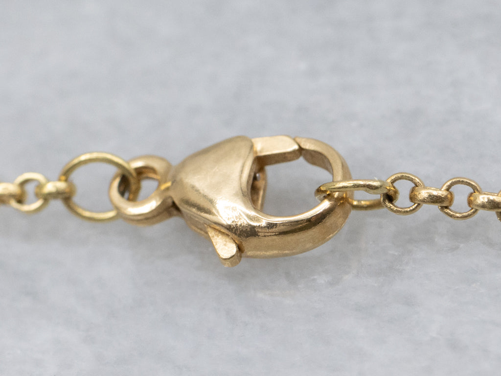 Allan Scharff "Heart by Heart" 18K Gold Necklace by Design House Georg Jensen