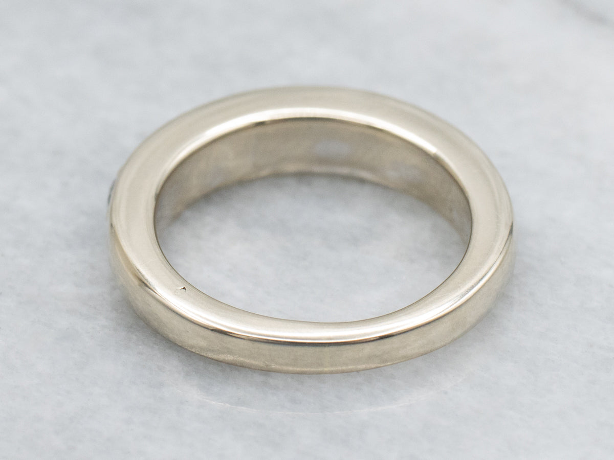 White Gold Round-Brilliant Diamond Band