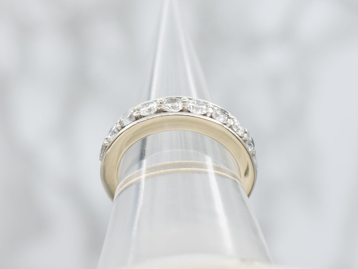 White Gold Round-Brilliant Diamond Band