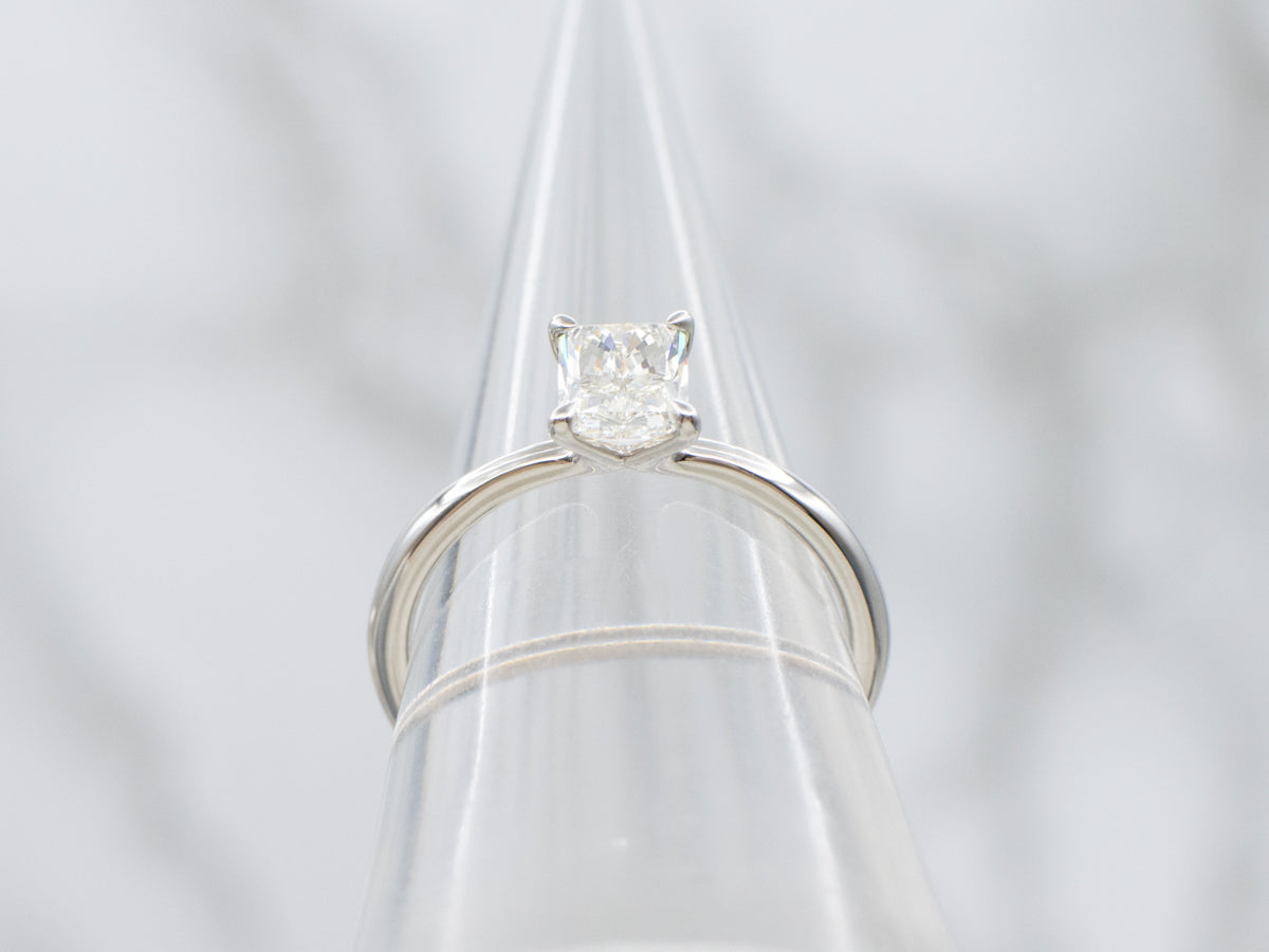 Brilliant Earth Conflict-Free Radiant Cut Diamond Solitaire White Gold Engagement Ring