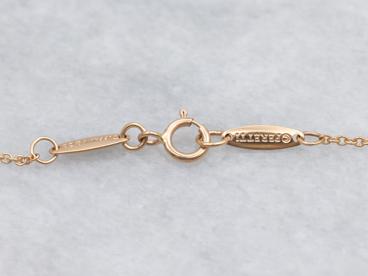 Elsa Peretti Tiffany & Co. Bean Necklace