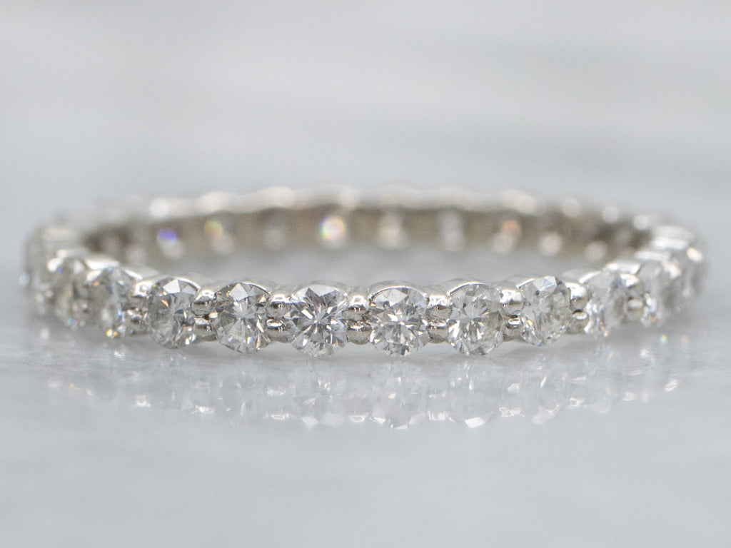 White Gold Diamond Eternity Band