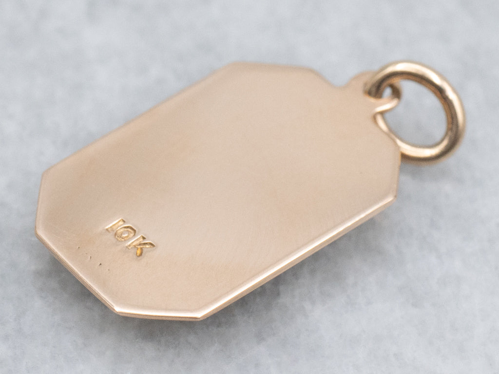Yellow Gold Roman Soldier Pendant