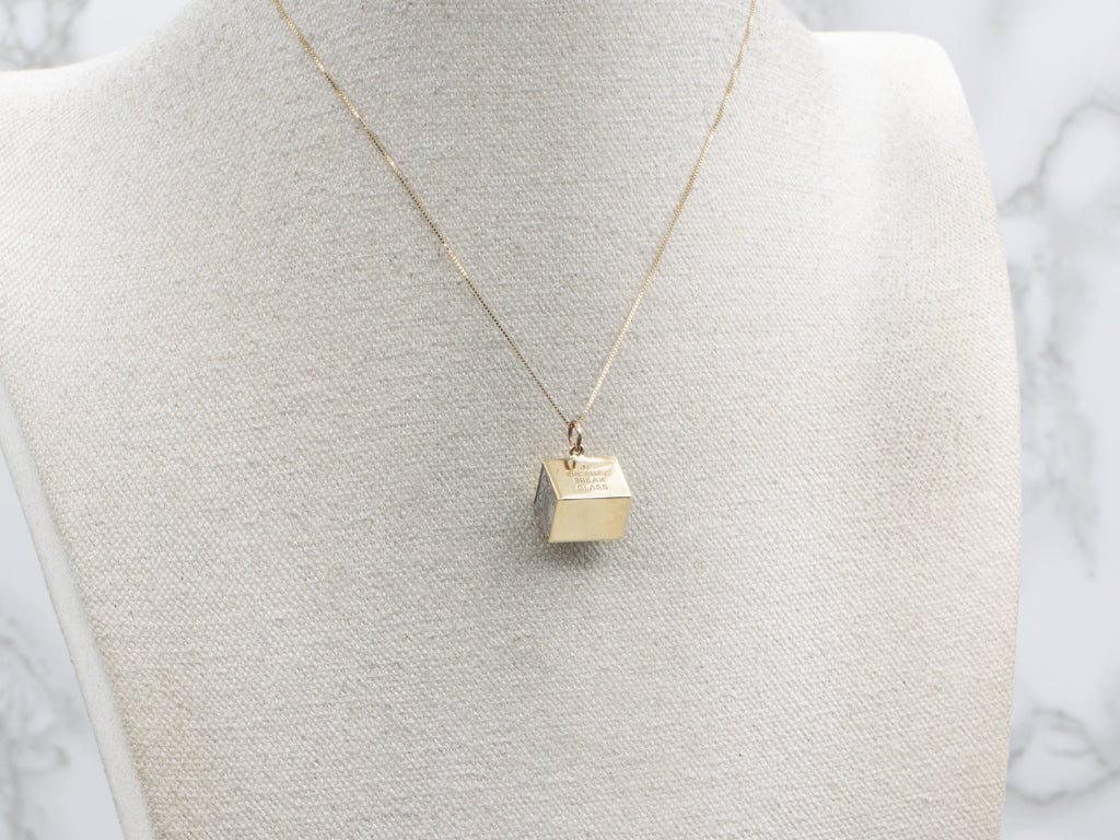 Emergency "Mad Money" Dollar Gold Charm Pendant