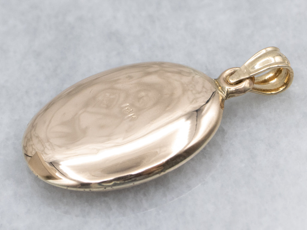 Vintage Gold Lucky Horseshoe Pendant