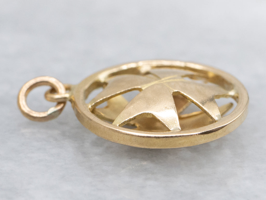 18-Karat Gold Maltese Cross Pendant