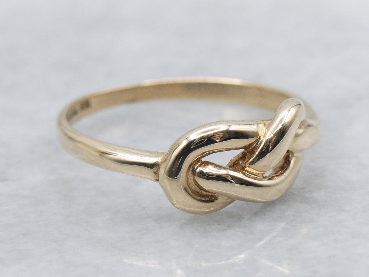 Vintage Yellow Gold Knot Band