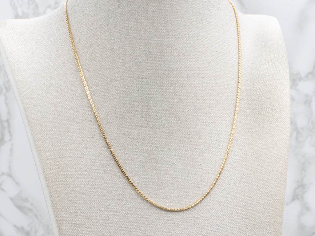 Heavy Yellow Gold Serpentine Chain