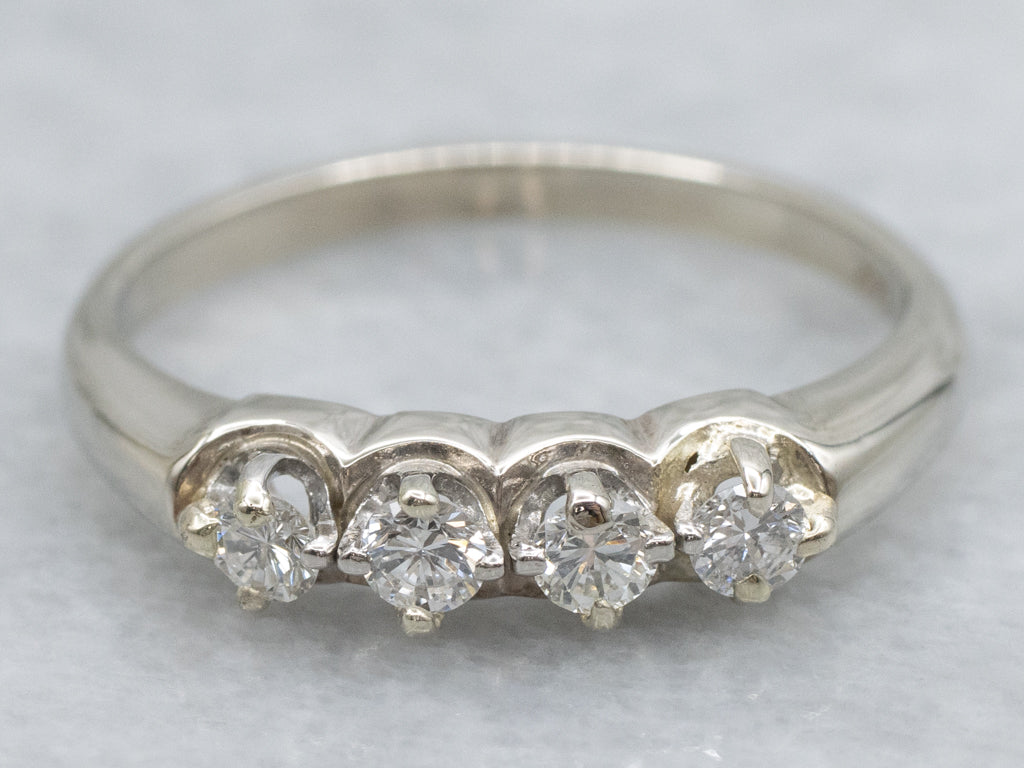 White Gold Diamond Band