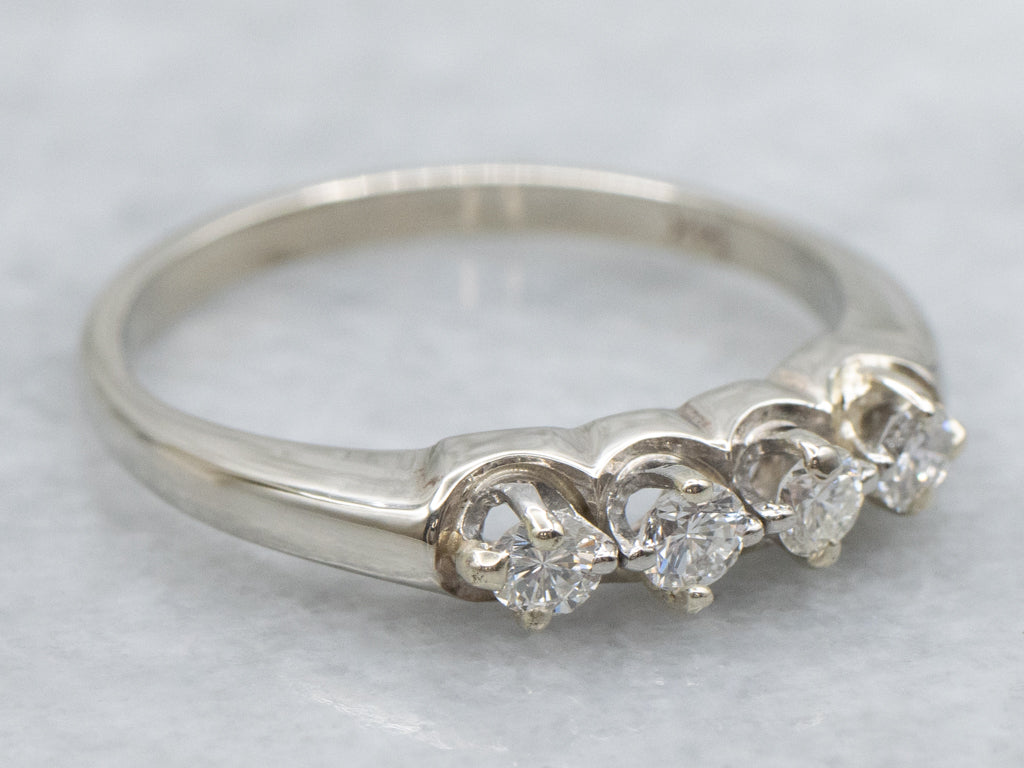 White Gold Diamond Band