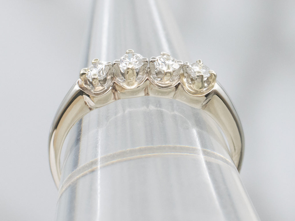 White Gold Diamond Band