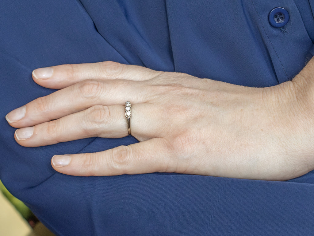 White Gold Diamond Band