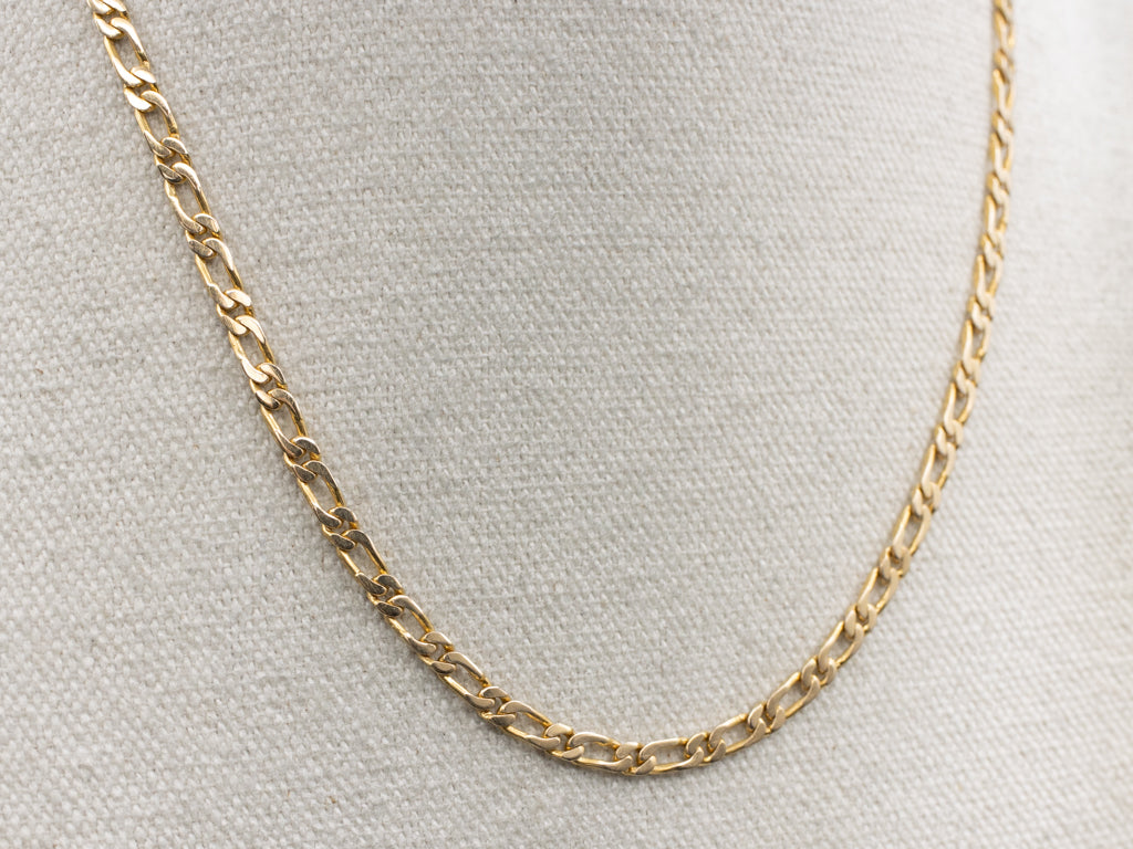 Thick 18-Karat Yellow Gold Curb Chain