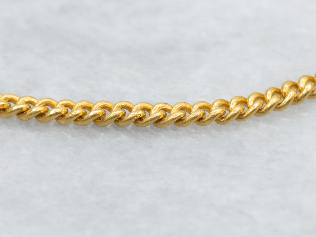 Rich 800 Gold Curb-Link Bracelet