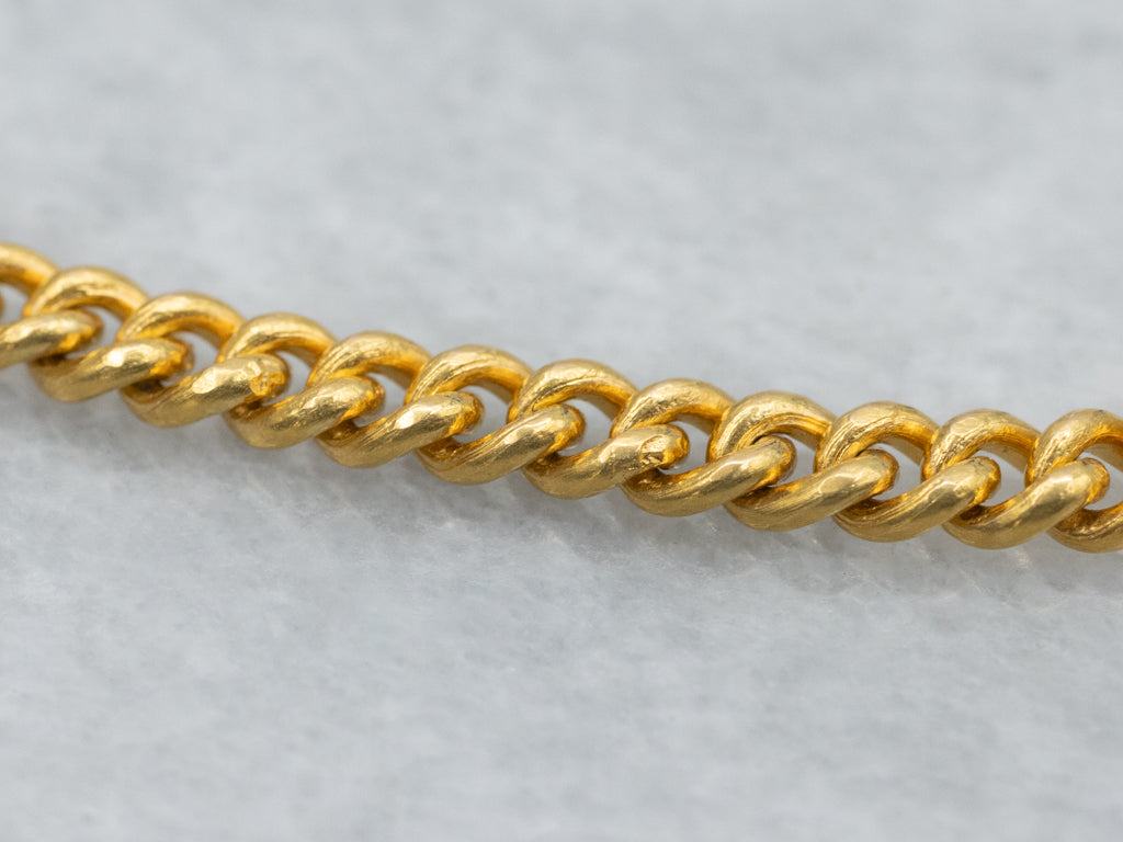 Rich 800 Gold Curb-Link Bracelet