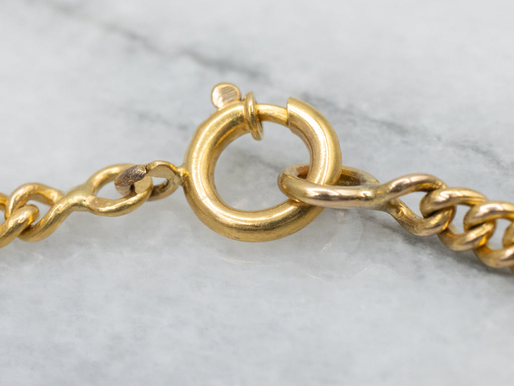 Rich 800 Gold Curb-Link Bracelet