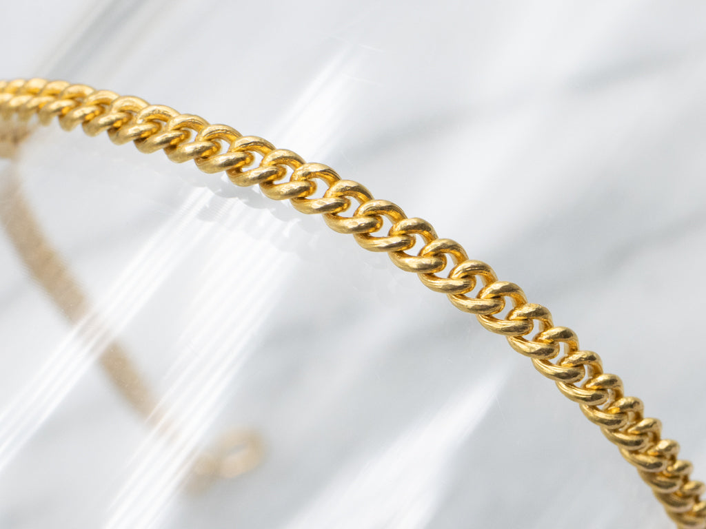 Rich 800 Gold Curb-Link Bracelet