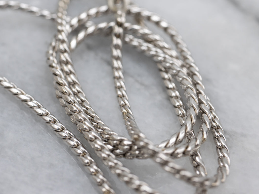 Sparkling White Gold Bezel-Set Diamond Halo Necklace
