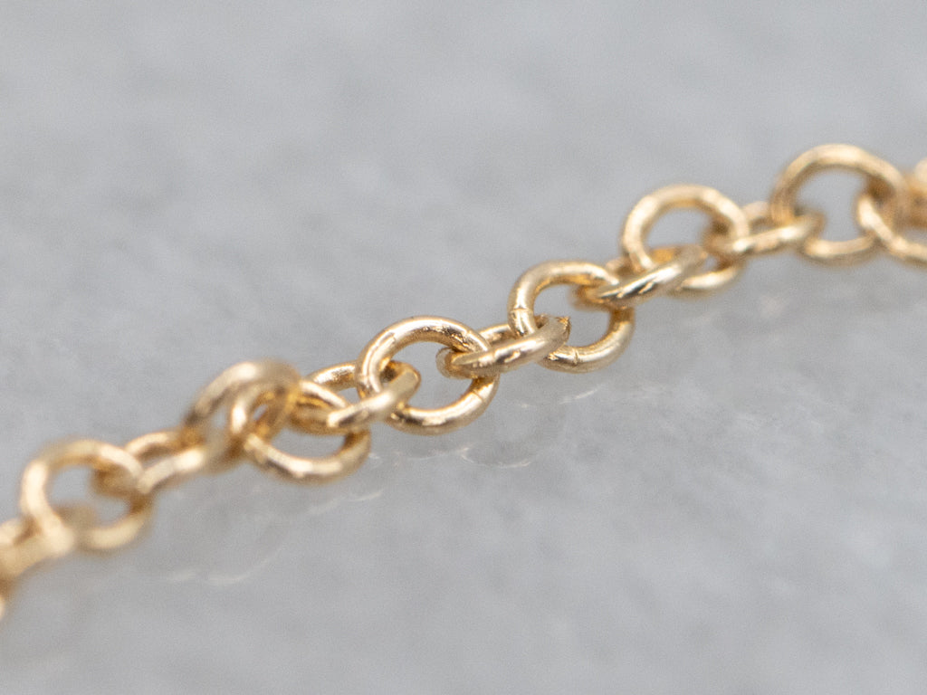 Simple Gold Cross Pendant Necklace