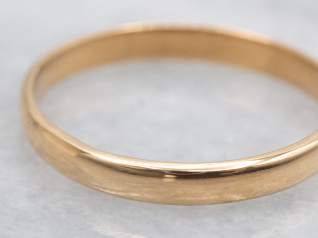 22-Karat Yellow Gold Wedding Band