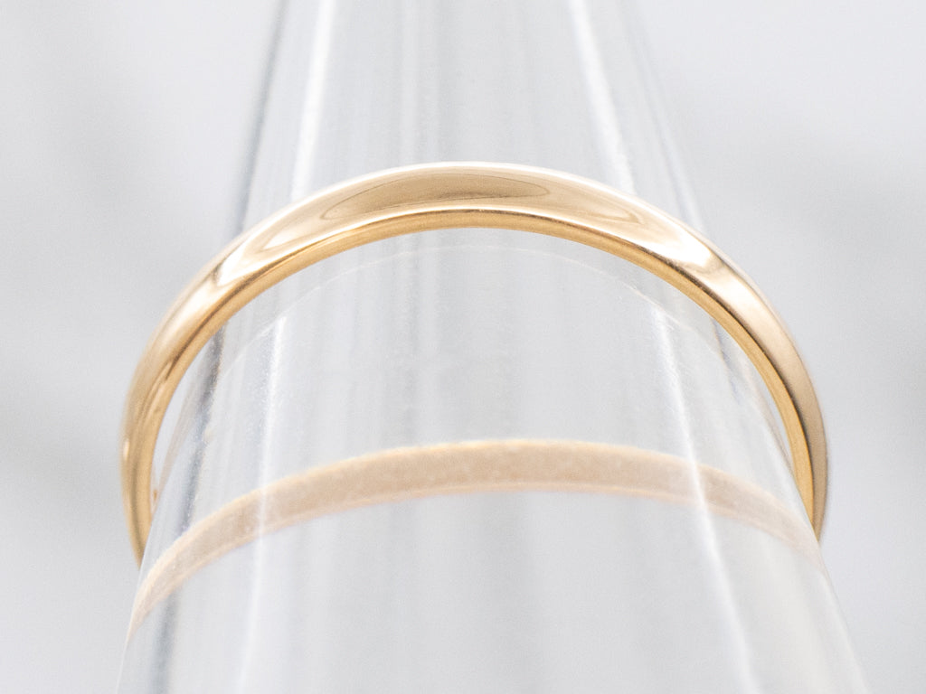 22-Karat Yellow Gold Wedding Band