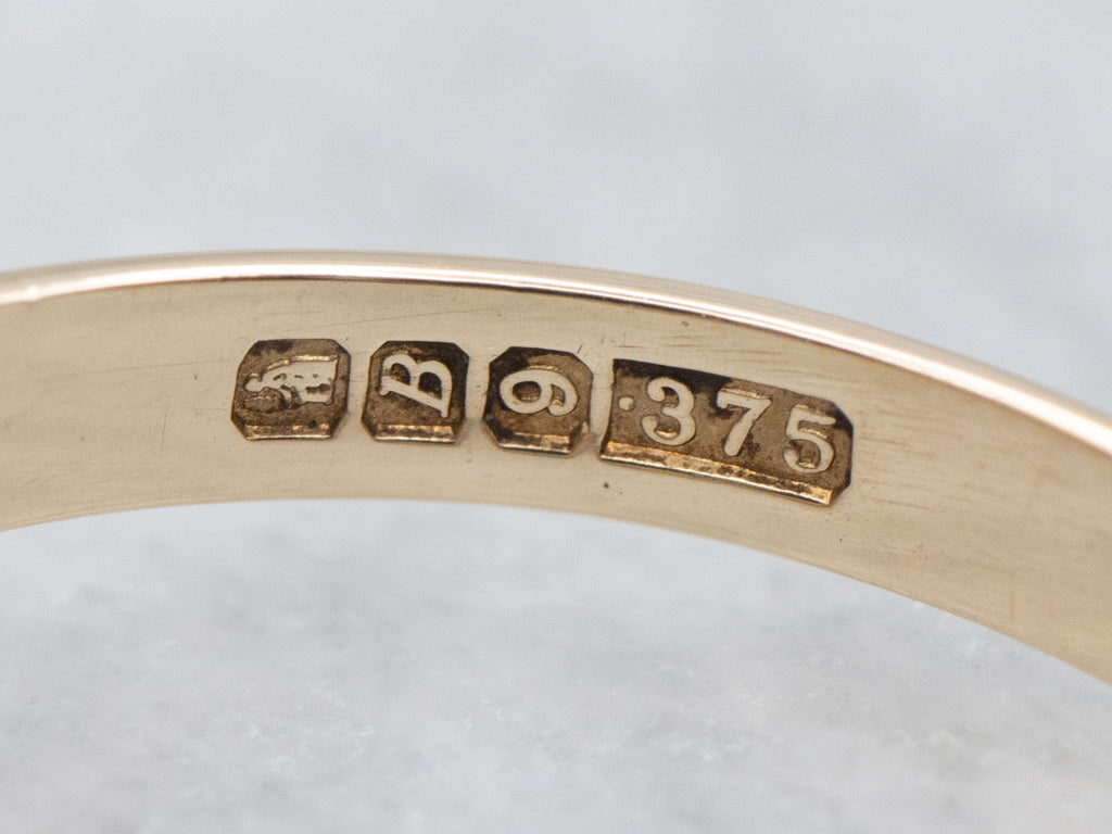 Classic Yellow Gold Claddagh Band
