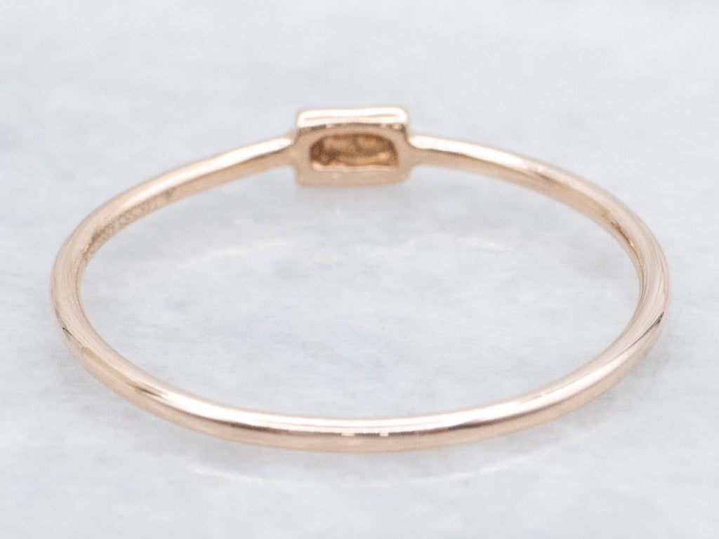 Rose Gold Diamond Cluster Ring