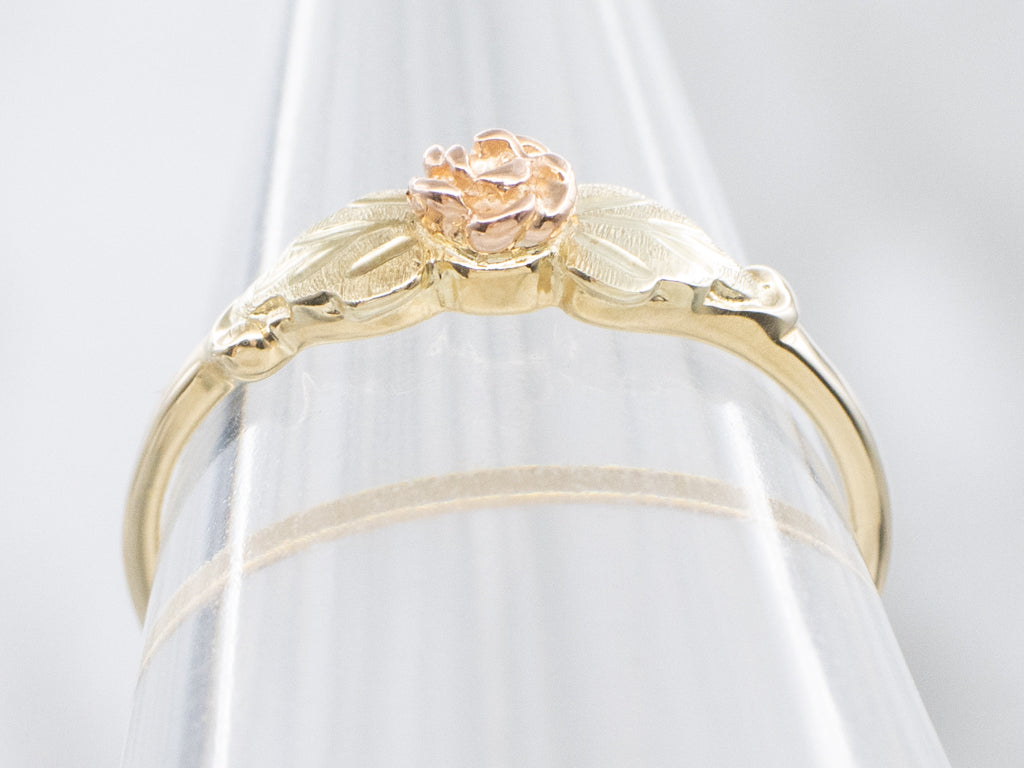 Mid-Century Rose Blossom Floral Band