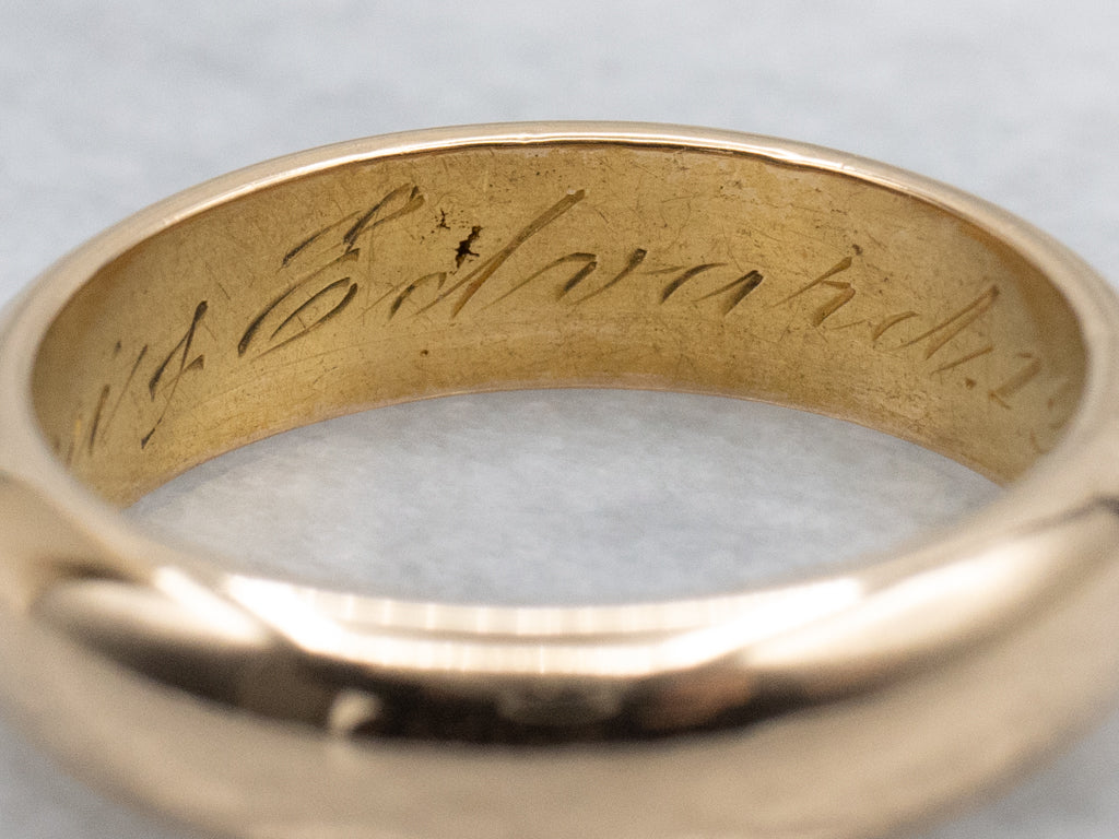 1920s Antique 18-Karat Gold Band