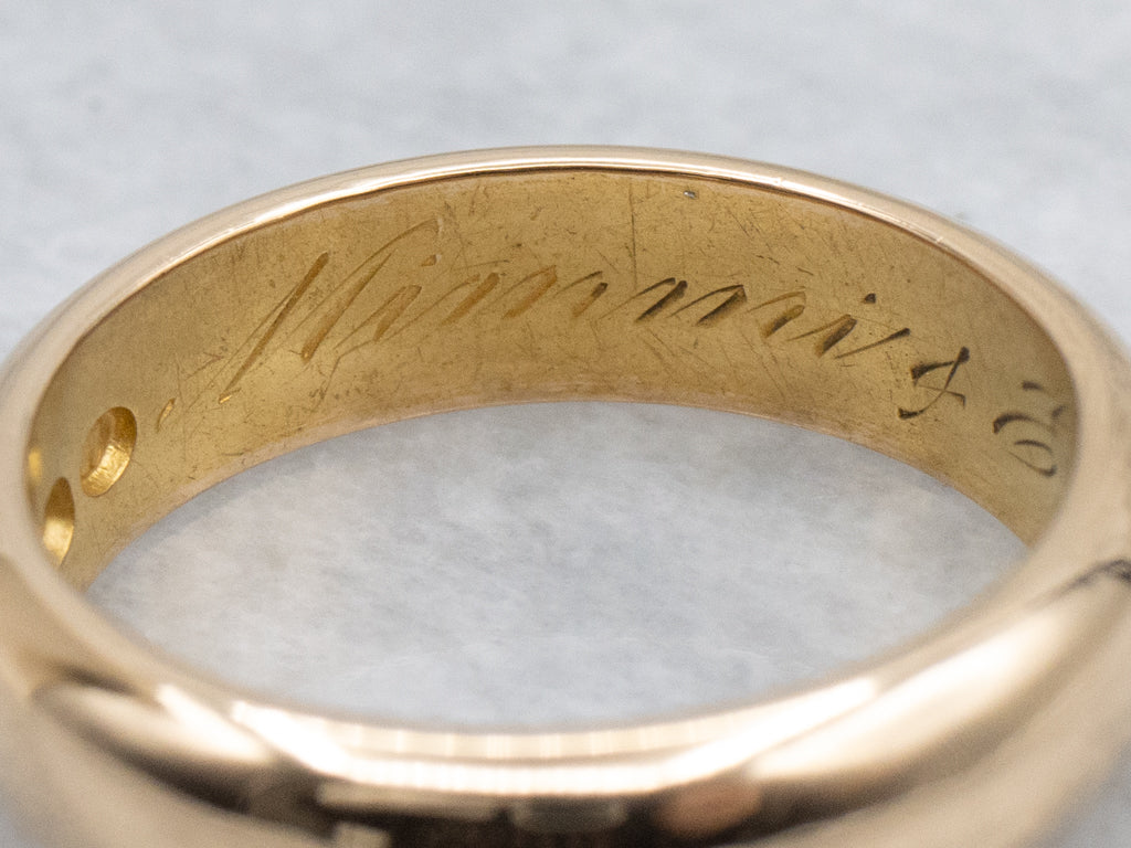 1920s Antique 18-Karat Gold Band
