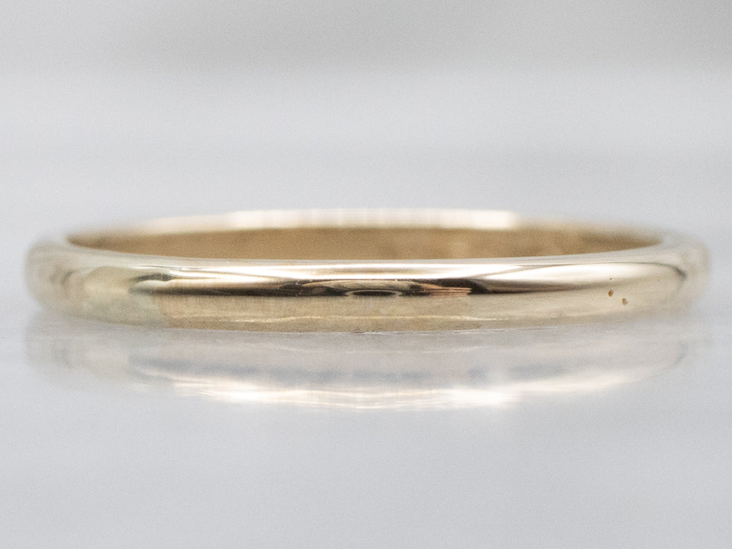 Simple Mini Yellow Gold Band