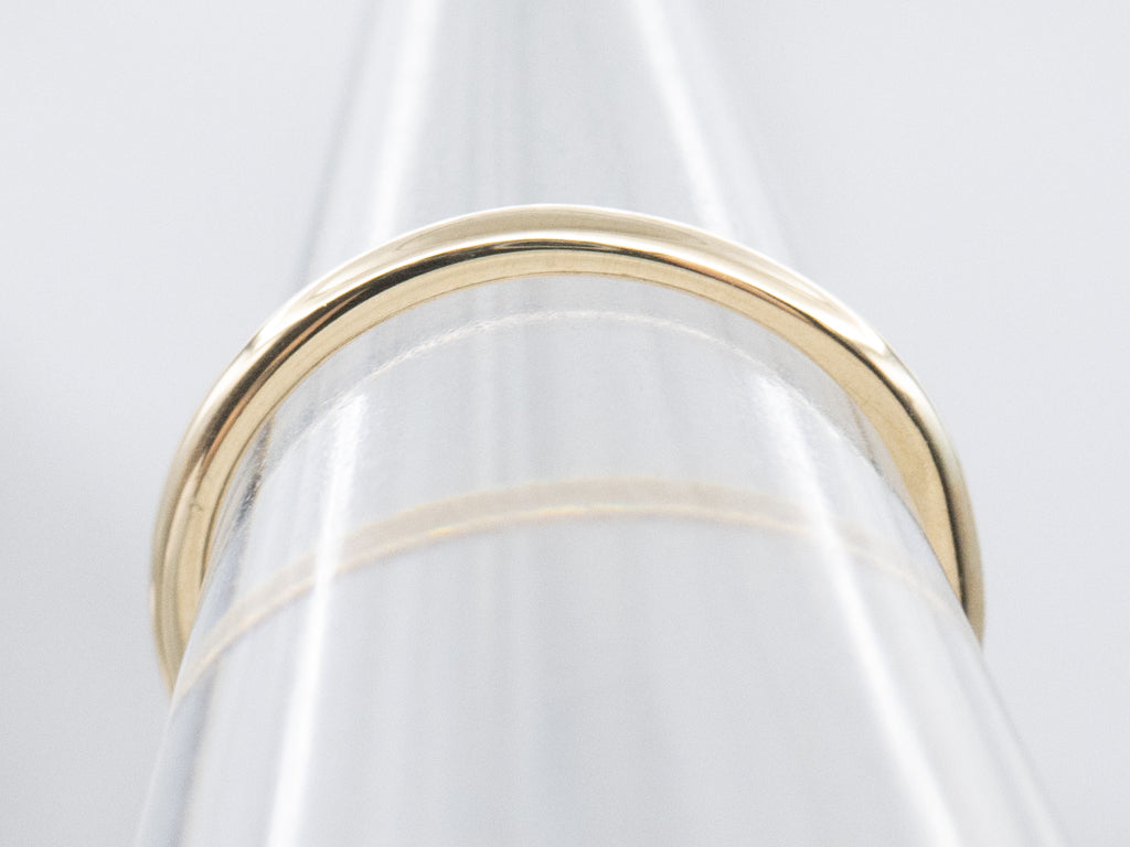 Simple Mini Yellow Gold Band