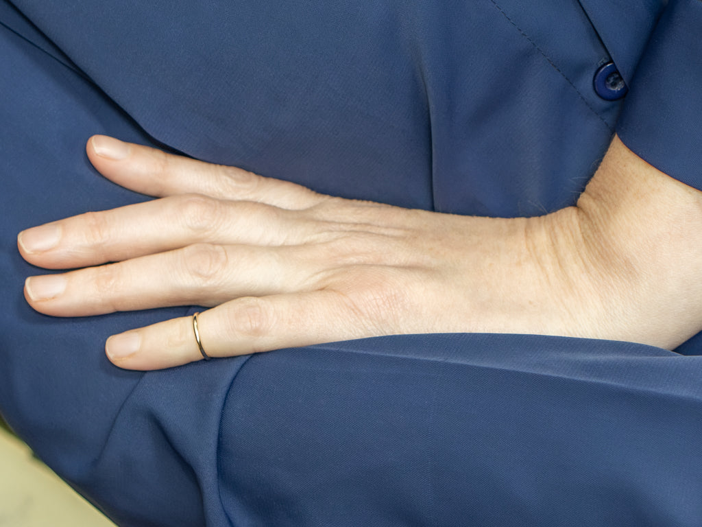 Simple Mini Yellow Gold Band