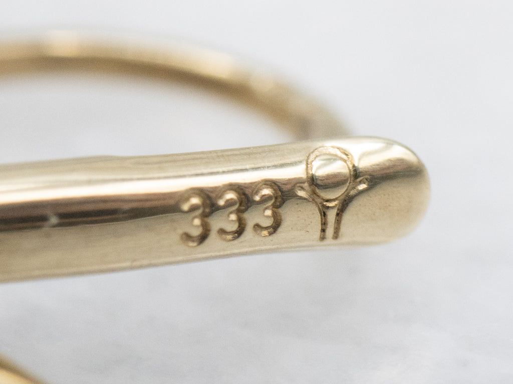 Victorian-Era Engraved Gold Drop Earrings
