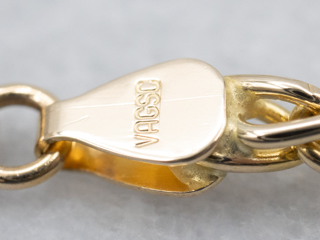 Heavy Italian Gold Wheat Chain with Lobster Clasp
