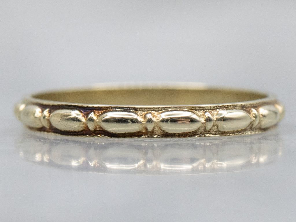 Mini Gold Vintage Patterned Band