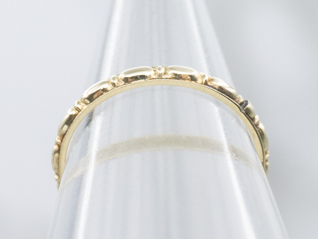 Mini Gold Vintage Patterned Band
