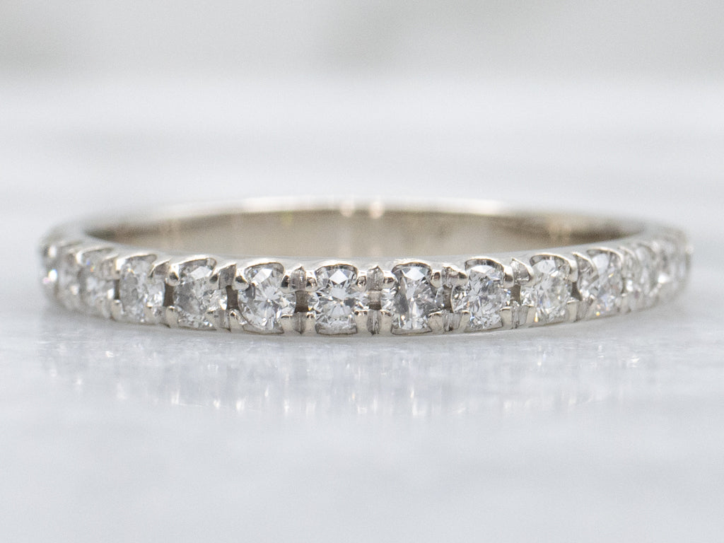 Diamond White Gold Wedding Band