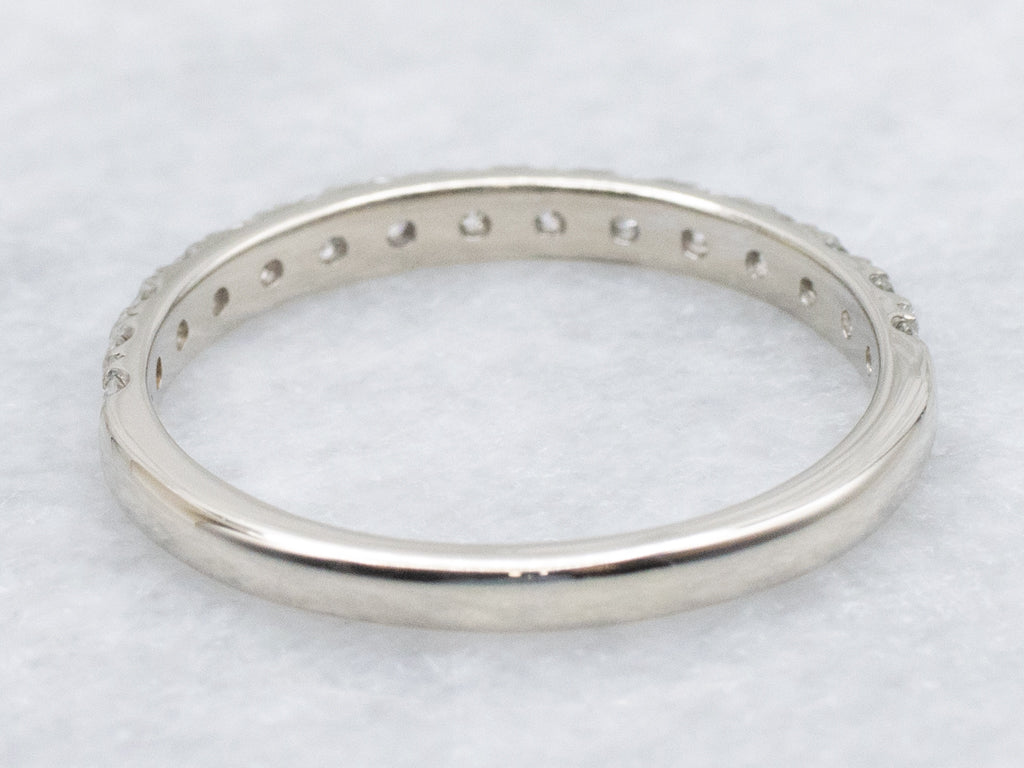 Diamond White Gold Wedding Band
