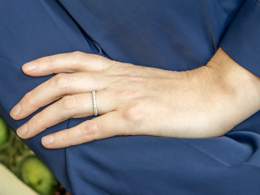 Diamond White Gold Wedding Band