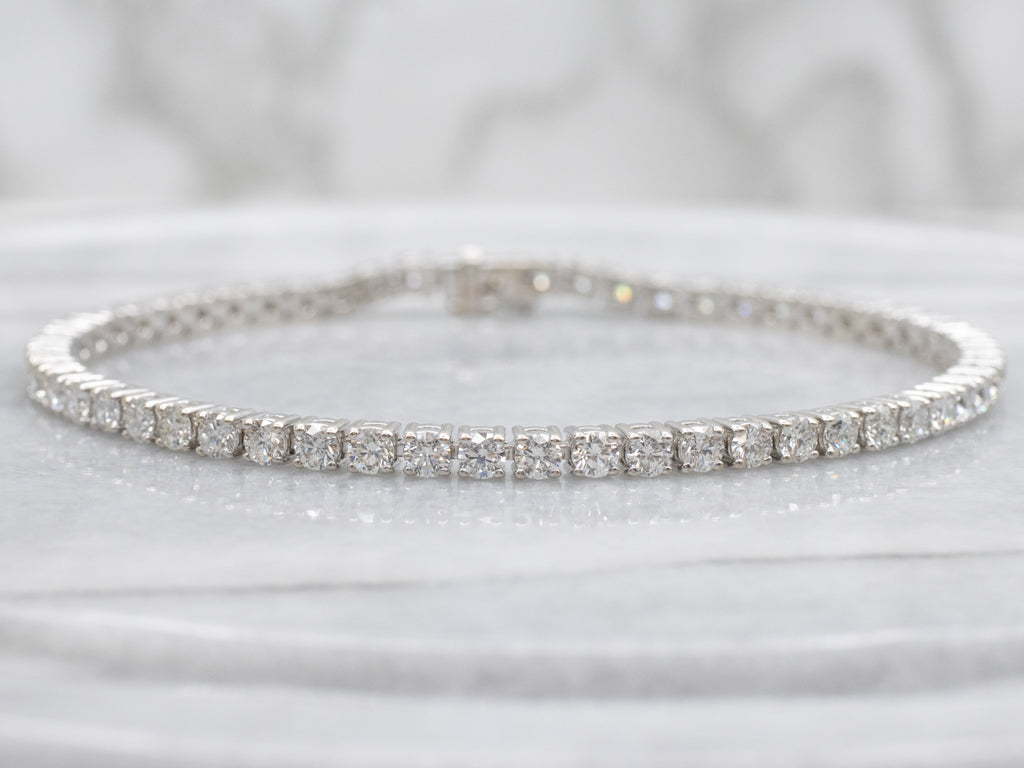 White Gold Brilliant Diamond Tennis Bracelet