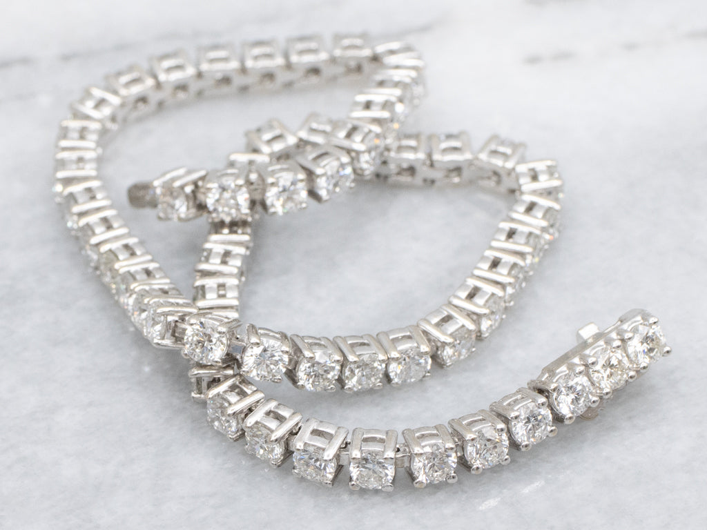White Gold Brilliant Diamond Tennis Bracelet