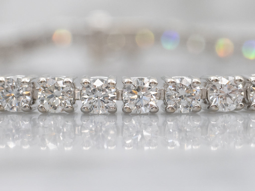 White Gold Brilliant Diamond Tennis Bracelet