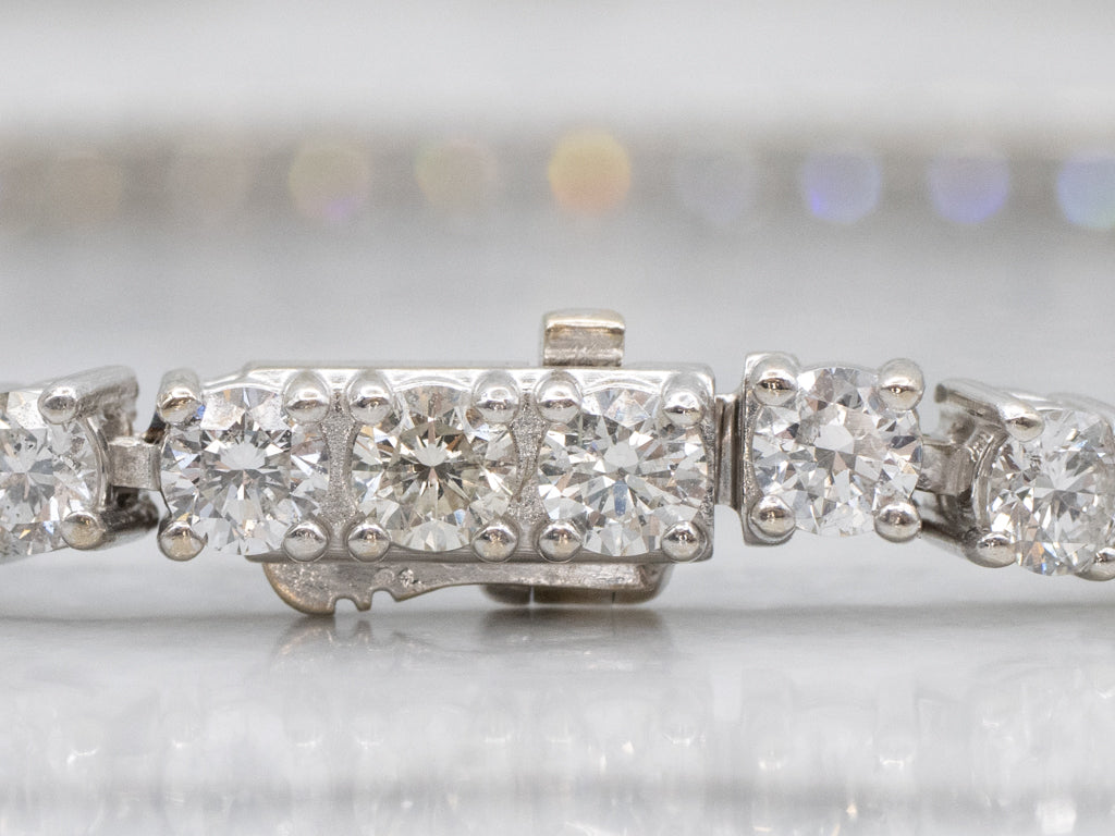 White Gold Brilliant Diamond Tennis Bracelet