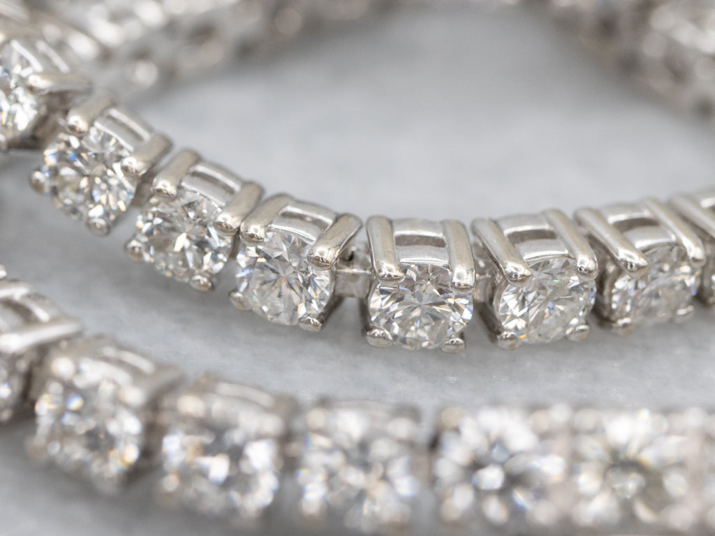 White Gold Brilliant Diamond Tennis Bracelet