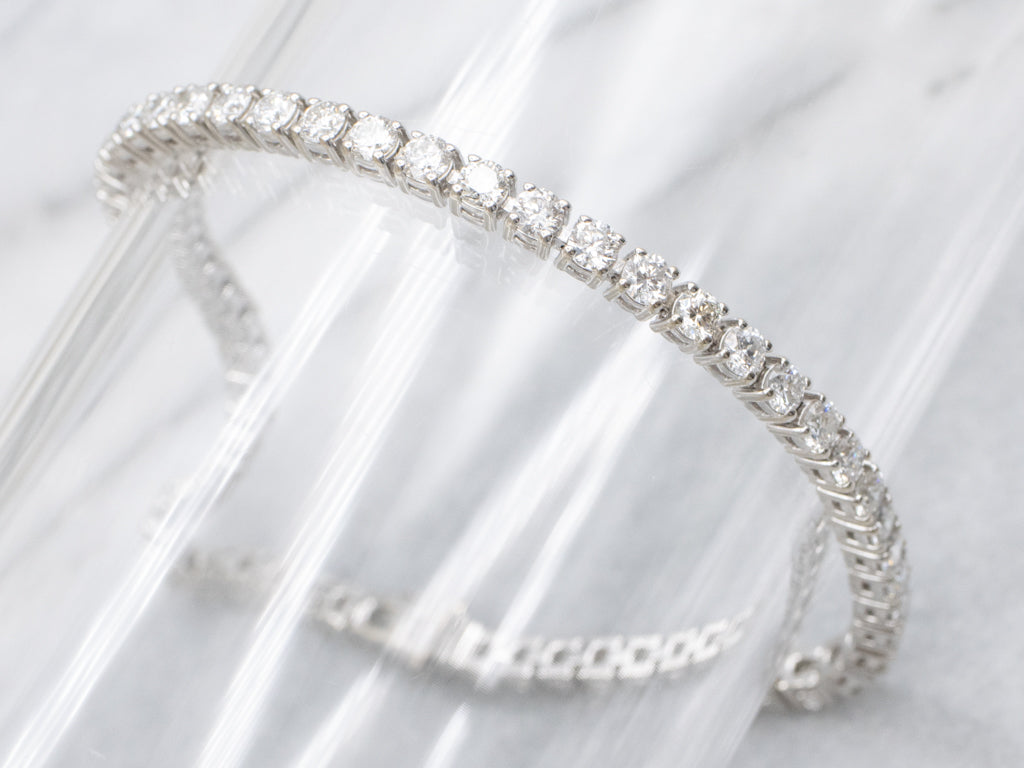 White Gold Brilliant Diamond Tennis Bracelet