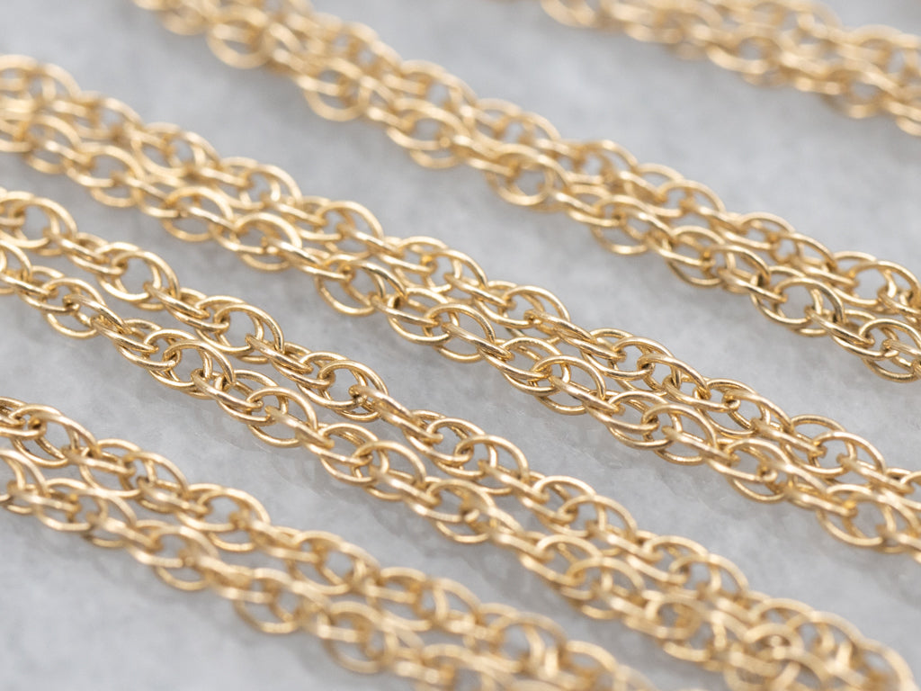 14-Karat Yellow Gold Rope Chain