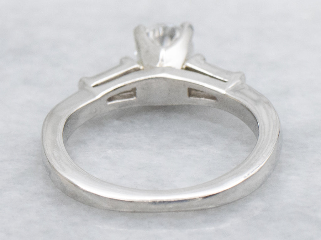Vintage 1950s Diamond and Platinum Engagement Ring